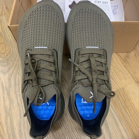 Flux footwear olive green waterproof Adapt Runner sneakers - Picture 3 of 6